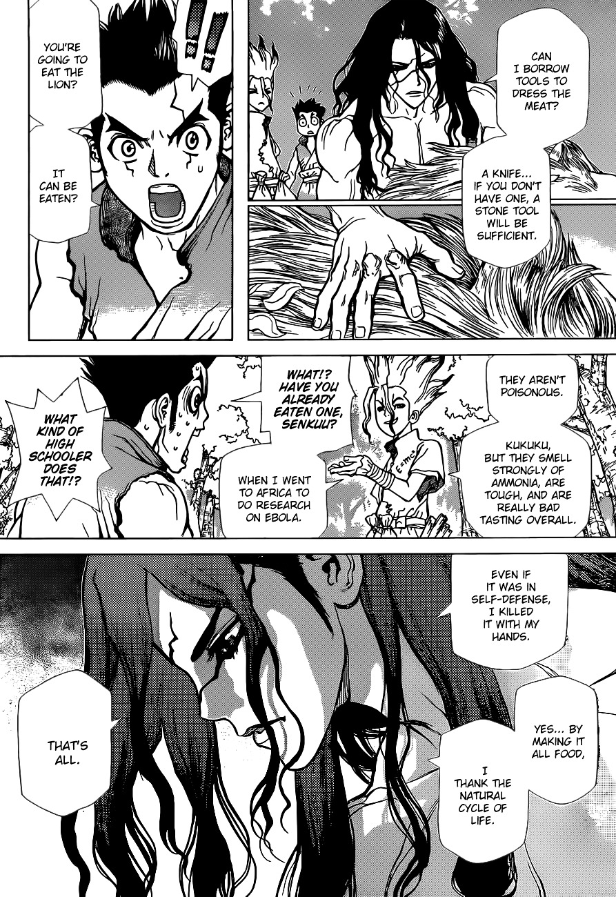 Dr.Stone, Chapter 4  The Pure-White Seashell image 03