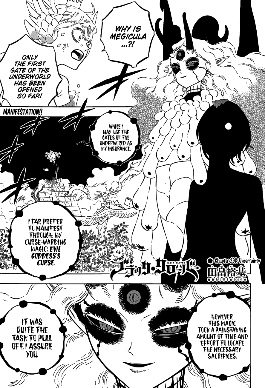 Black Clover, Chapter 298 Uncertainty image 01