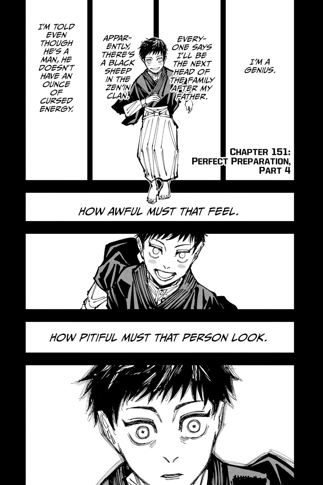 Jujutsu Kaisen, Chapter 151 image 01