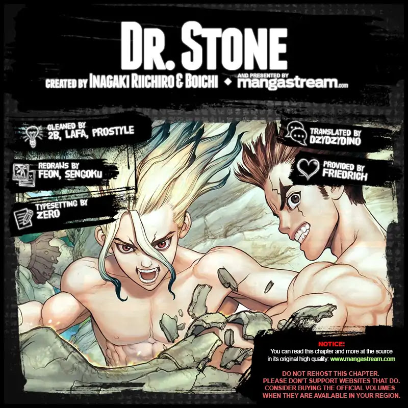 Dr.Stone, Chapter 104 CSI Men image 02
