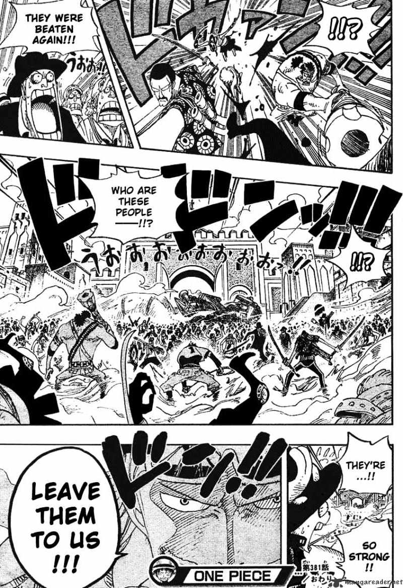 One Piece, chapter 381 image 18