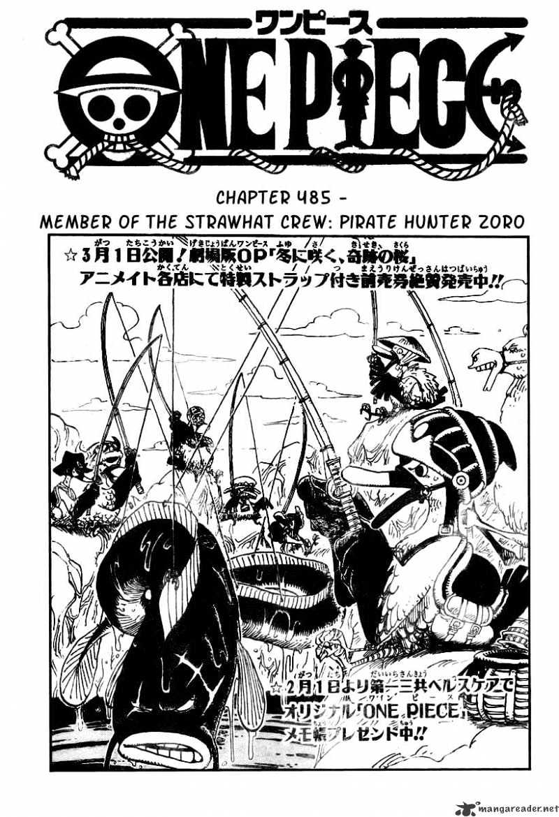 One Piece, chapter 485 image 01