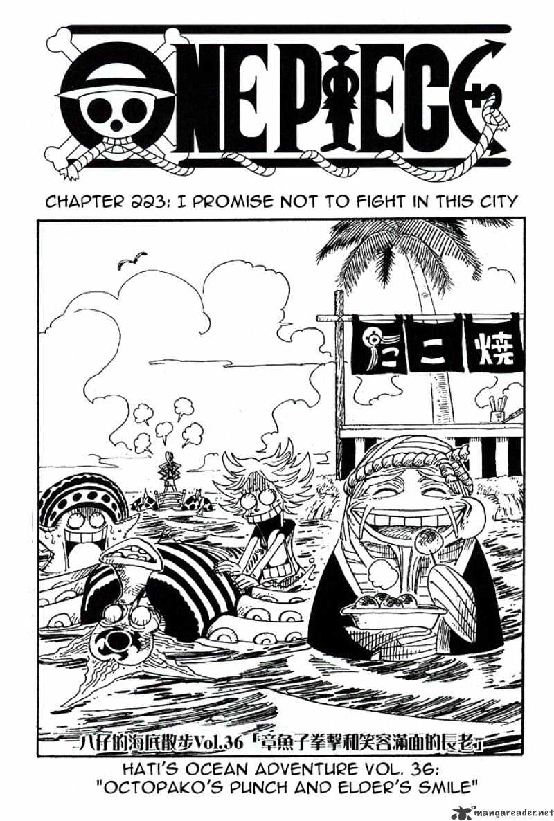 One Piece, chapter 223 image 01
