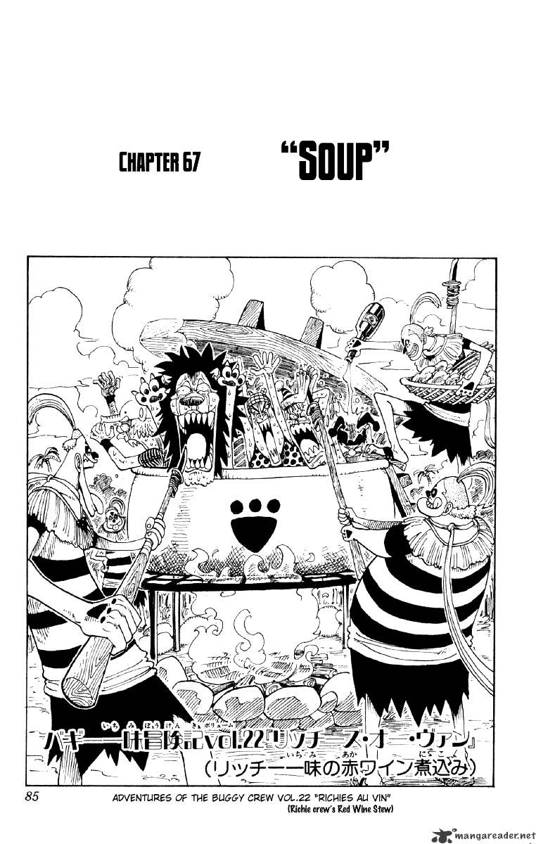 One Piece, chapter 67 image 01