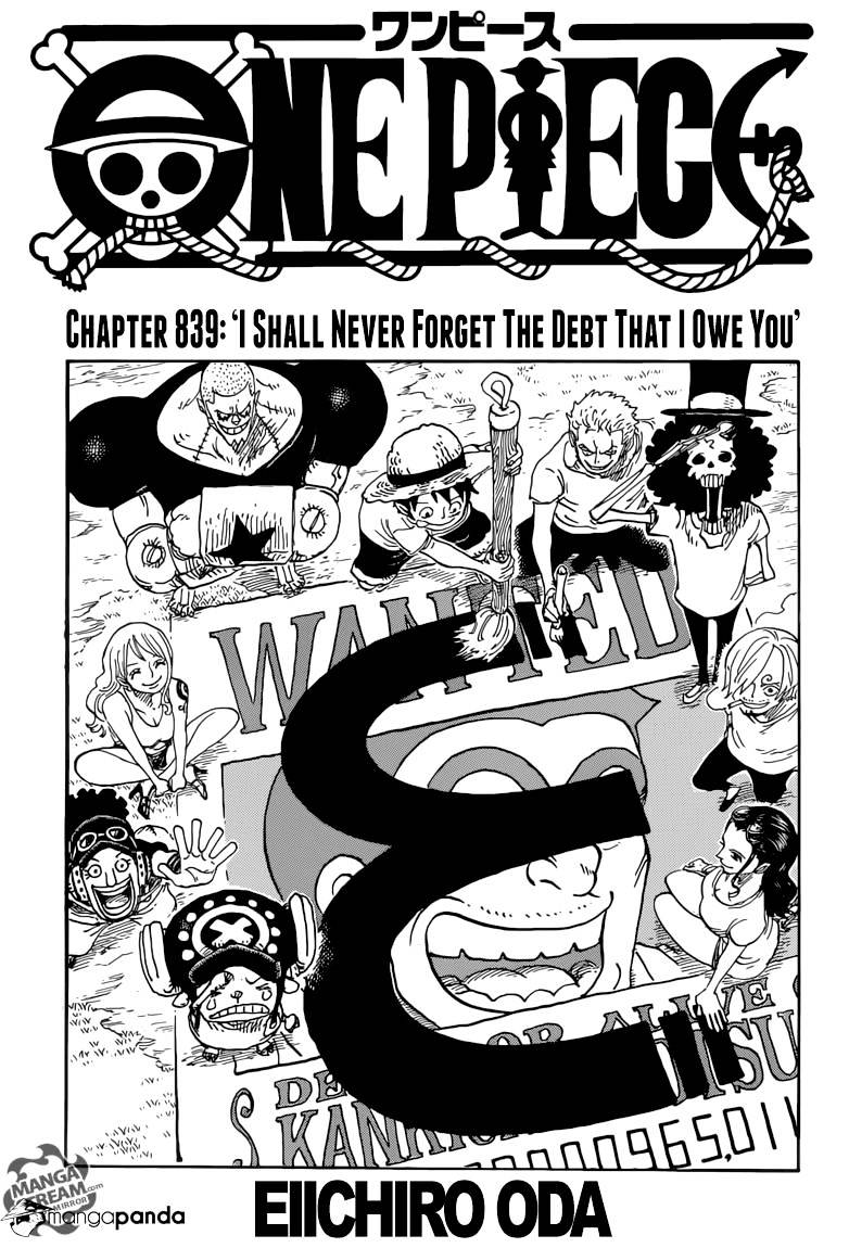 One Piece, chapter 839 image 01