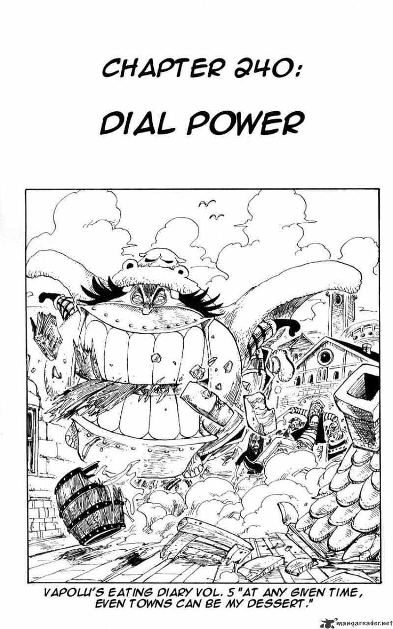 One Piece, chapter 240 image 01