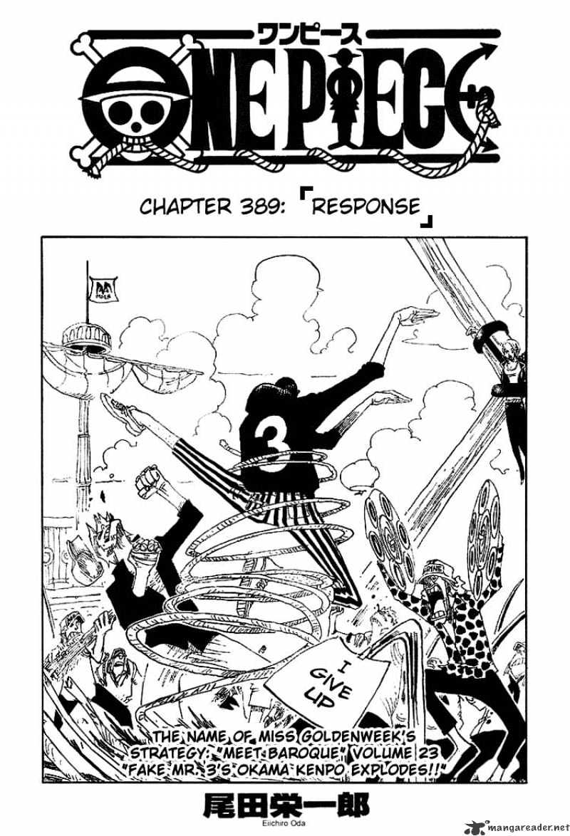 One Piece, chapter 389 image 01