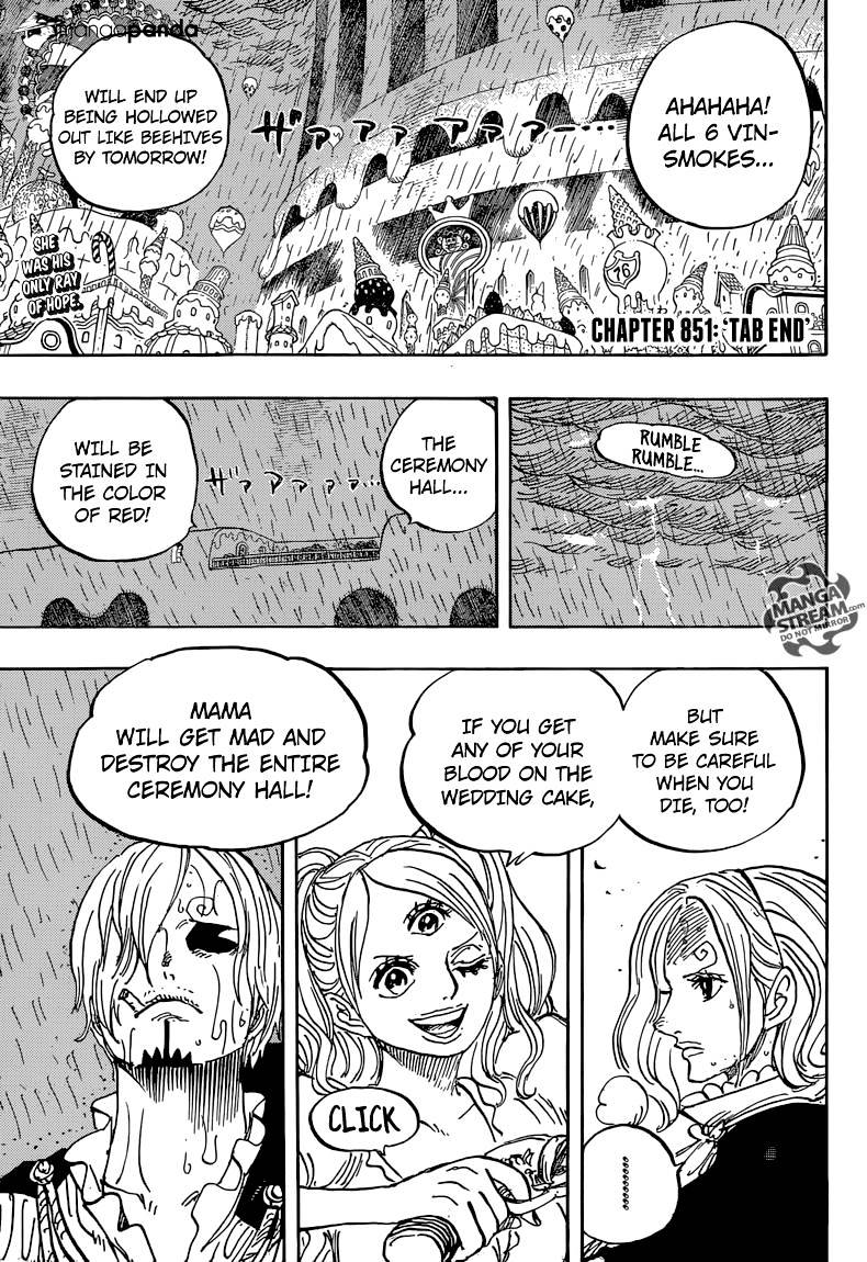 One Piece, chapter 851 image 03