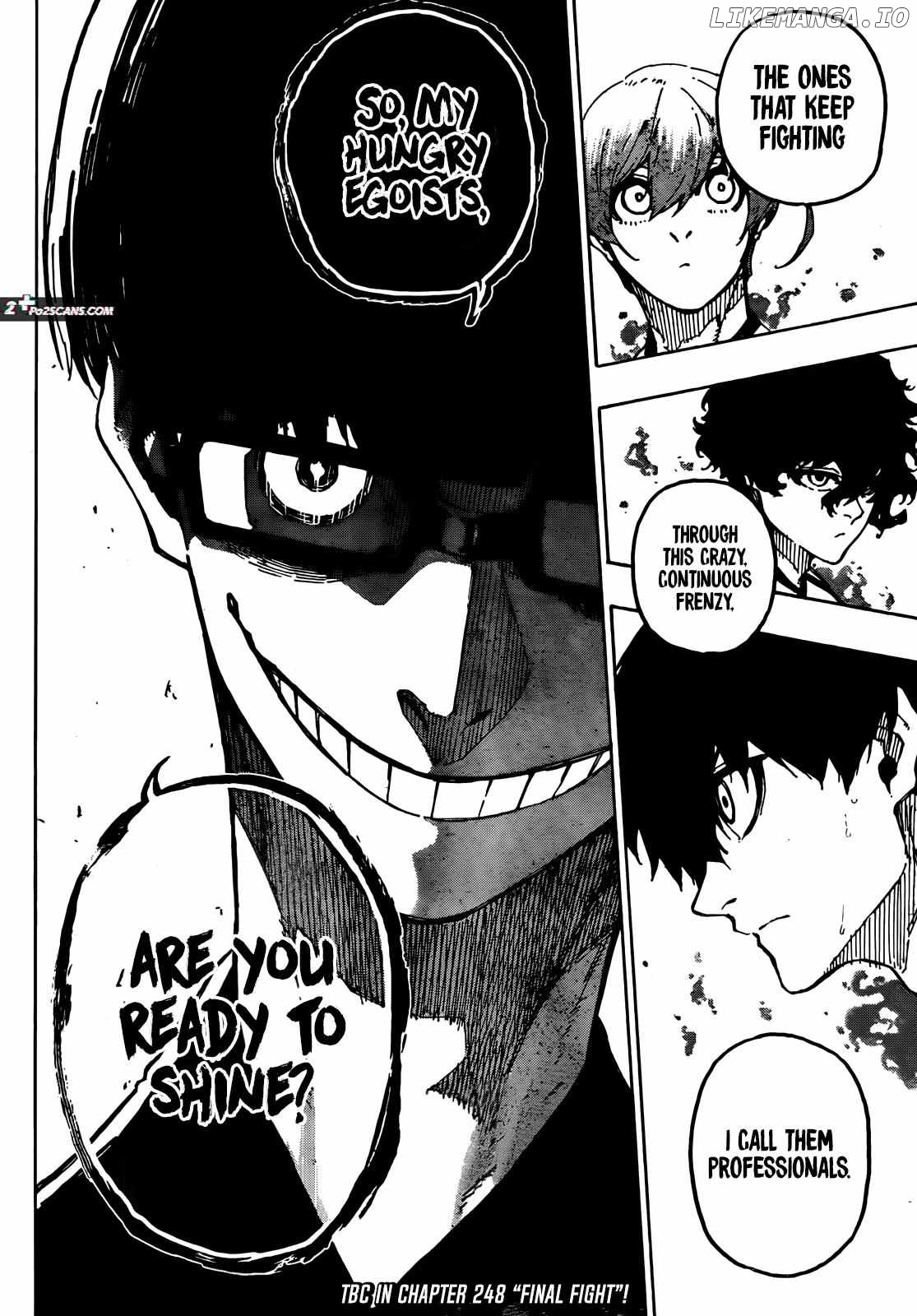 Blue Lock Chapter 247 image 17