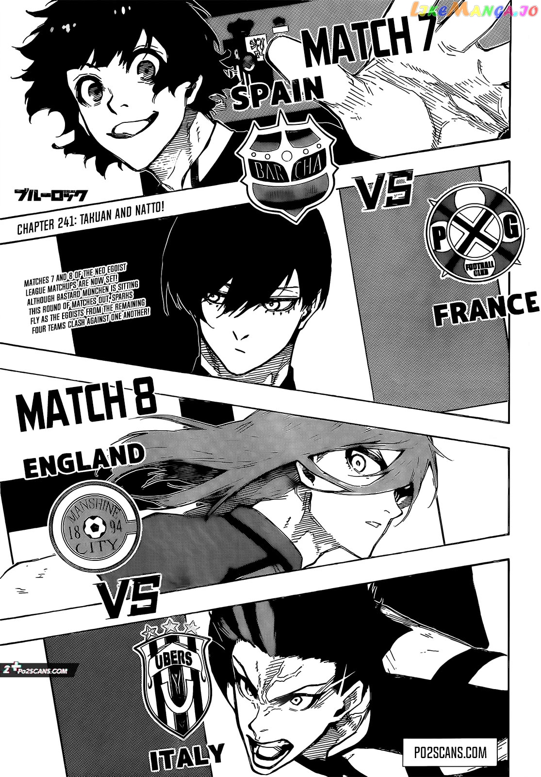 Blue Lock Chapter 241 image 02