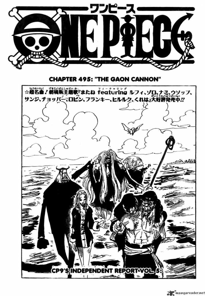 One Piece, chapter 495 image 01