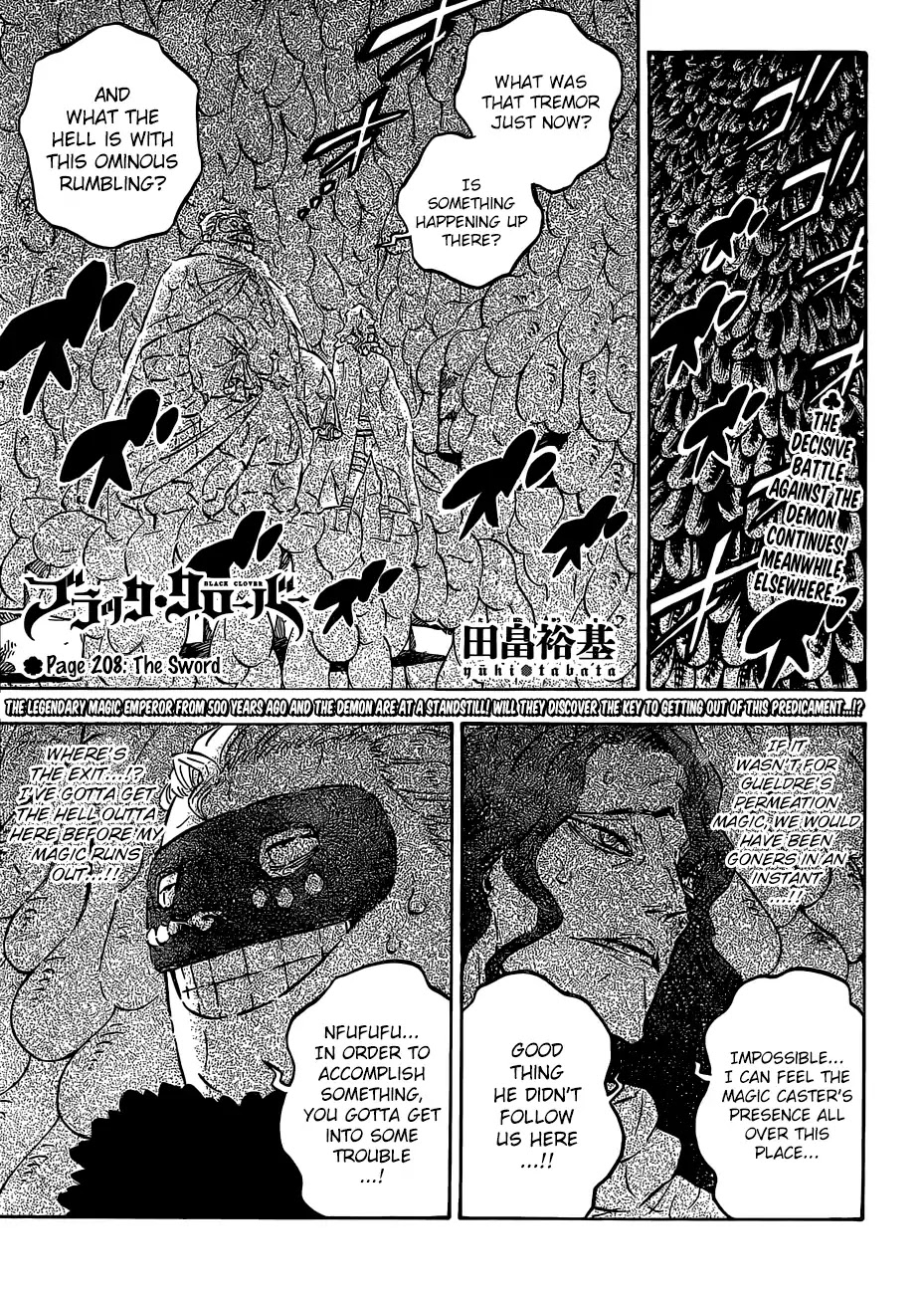 Black Clover, Chapter 208 The Sword image 01