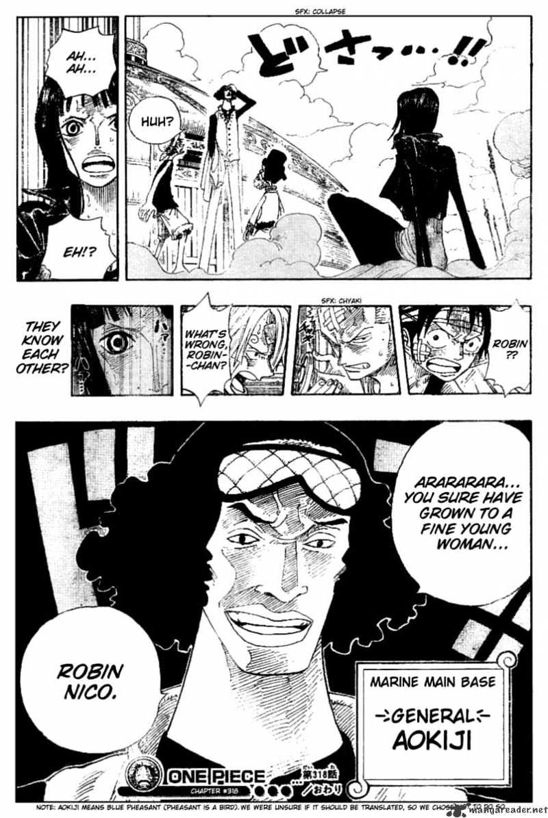 One Piece, chapter 318 image 19