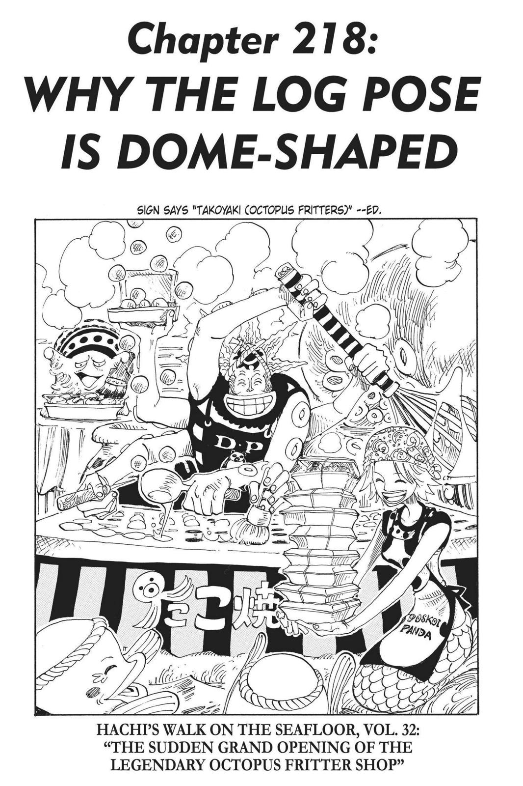 One Piece, Chapter 218 image 01