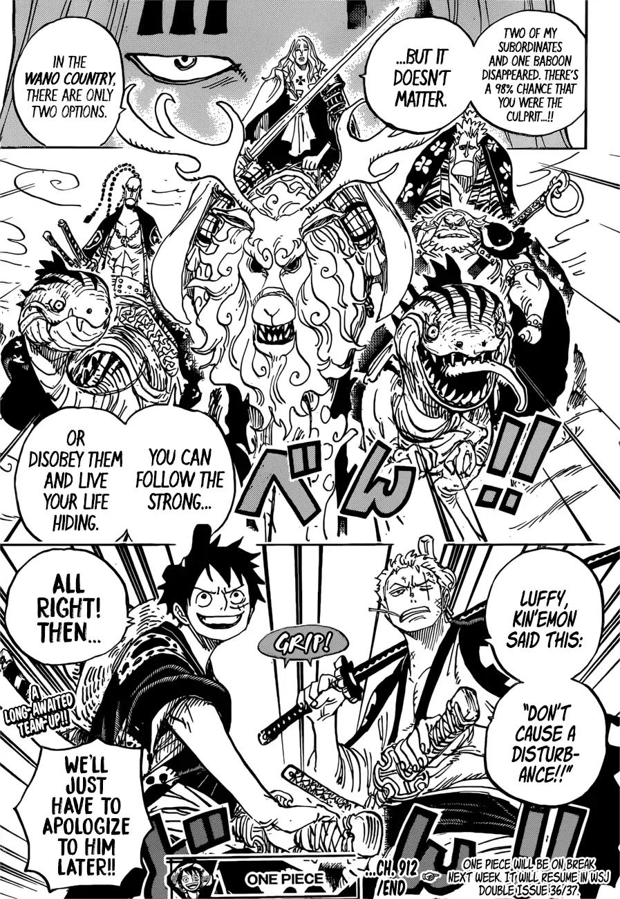 One Piece, chapter 912 image 19