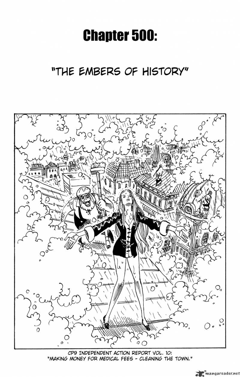 One Piece, chapter 500 image 01