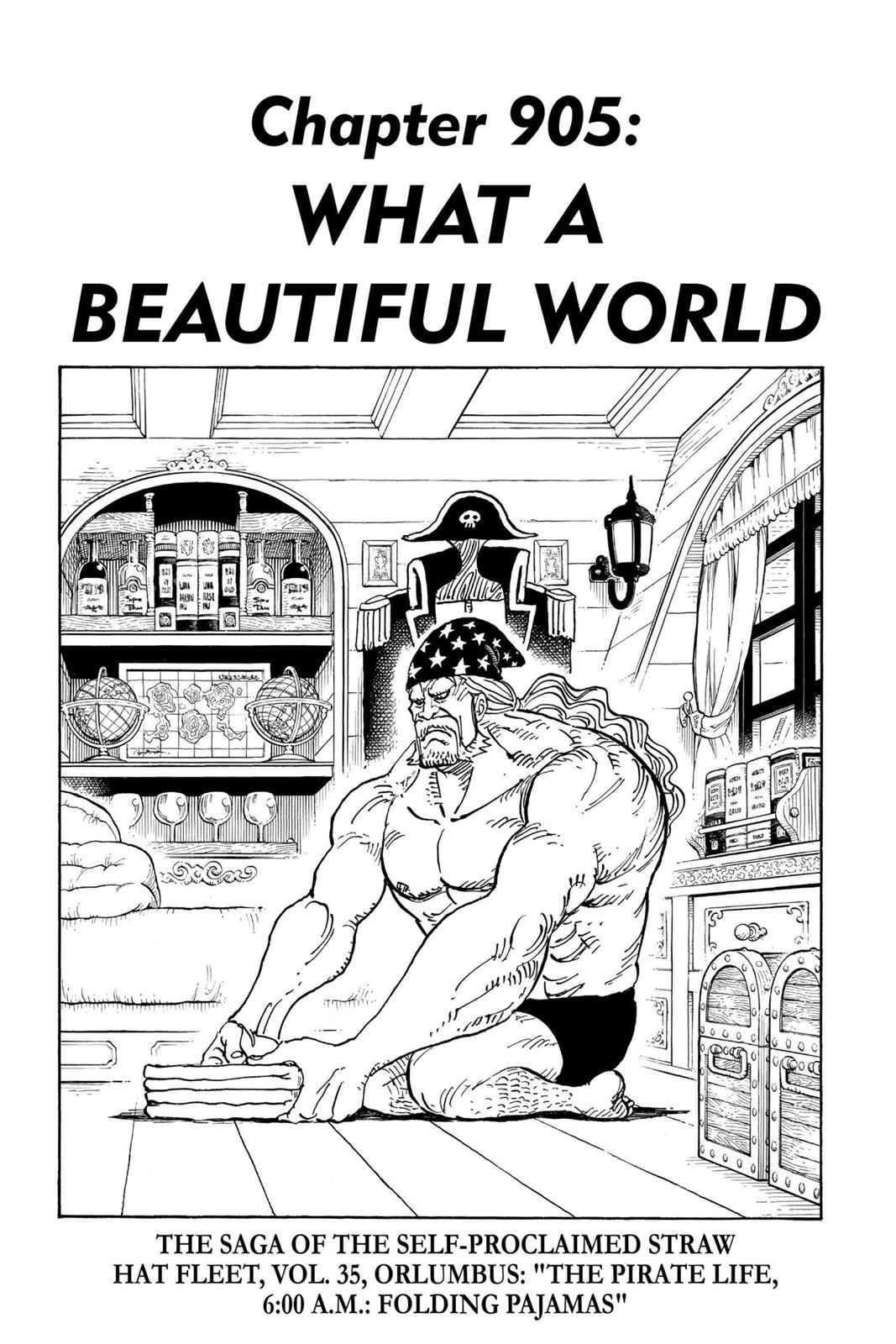 One Piece, Chapter 905 image 01