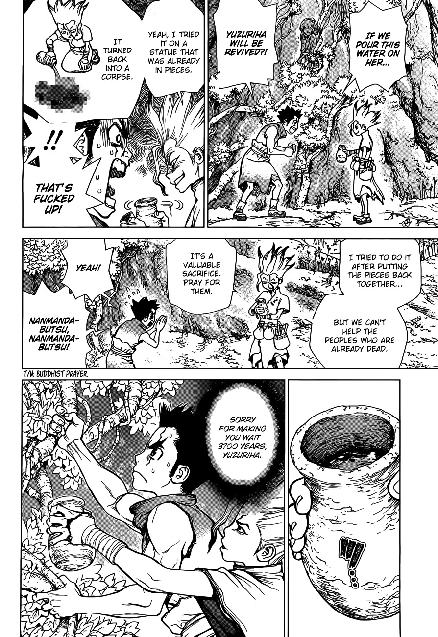 Dr.Stone, Chapter 3  King of the Stone World image 03