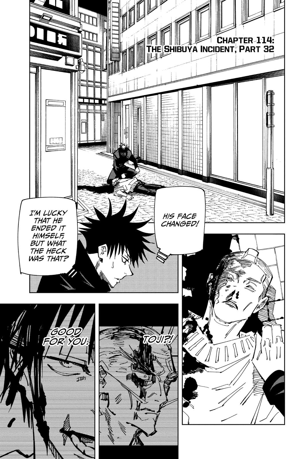 Jujutsu Kaisen, Chapter 114 image 01