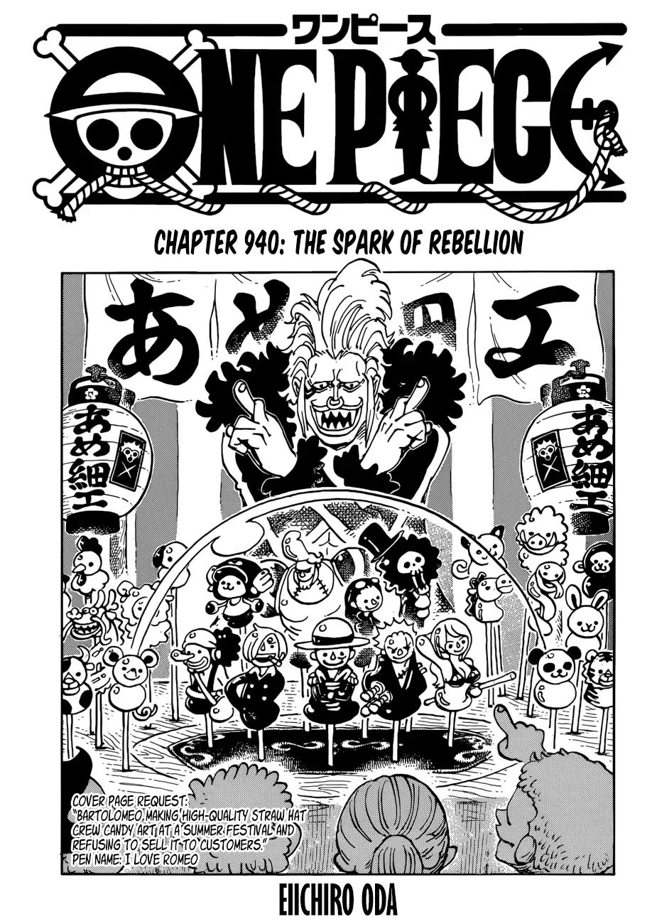 One Piece, chapter 940 image 01