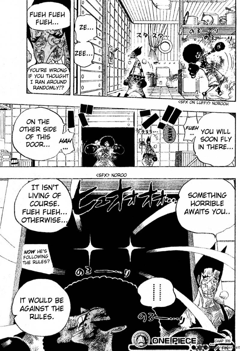 One Piece, chapter 315 image 19