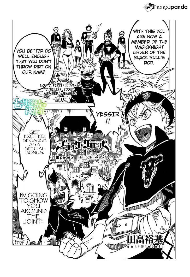 Black Clover, Chapter 5  The Other Noob image 02