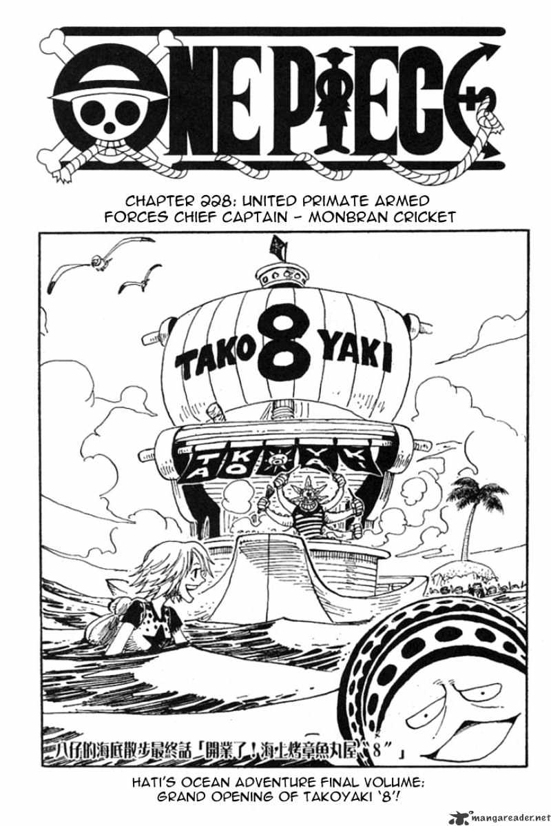 One Piece, chapter 228 image 01