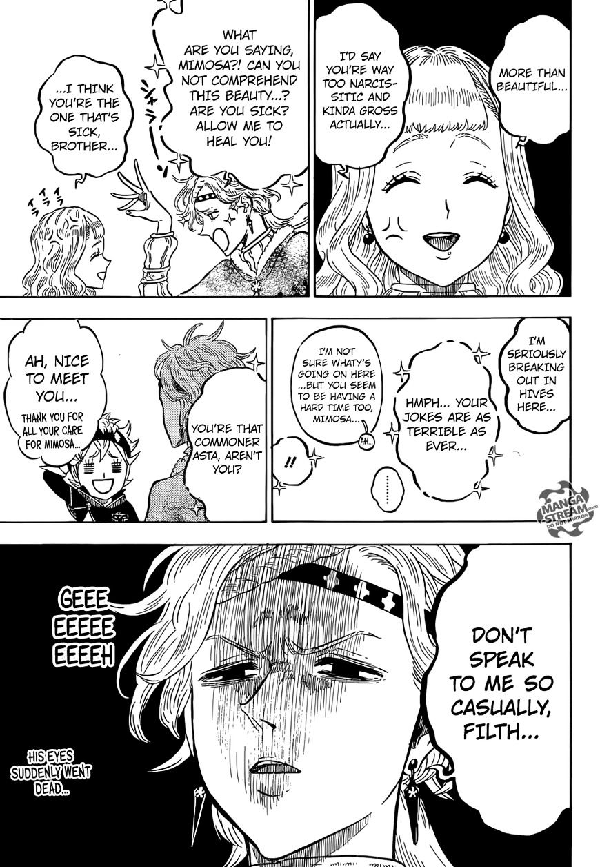 Black Clover, Chapter 116  Coral Peacock