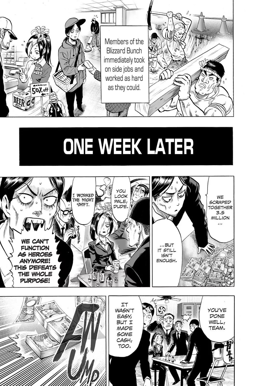 One Punch Man, Chapter 47.5 The Blizzard Bunch In Hard Times image 03