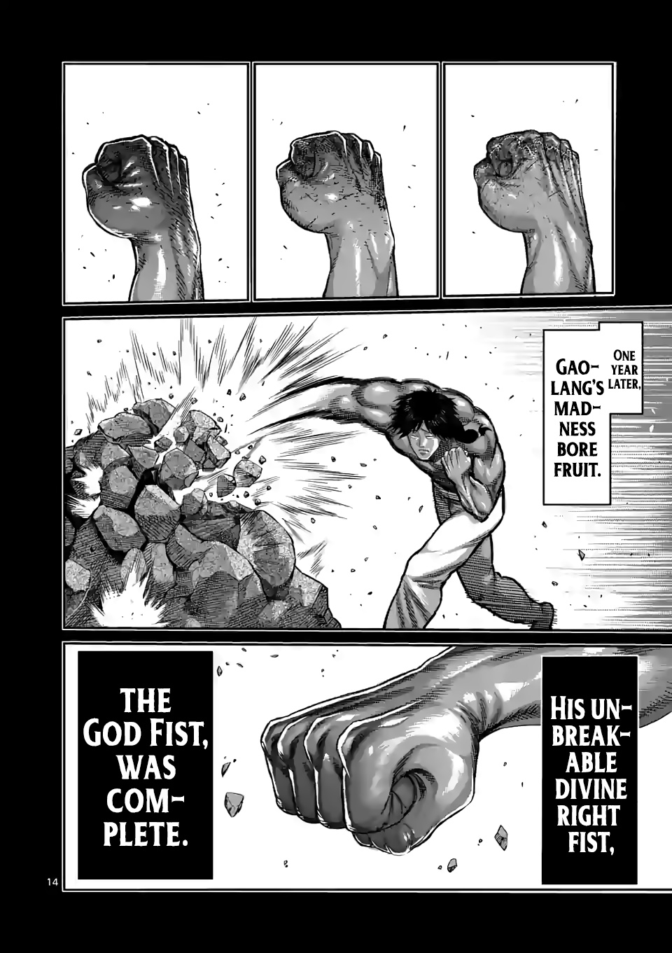 Kengan Omega, Chapter 62 Right Fist Of God image 14