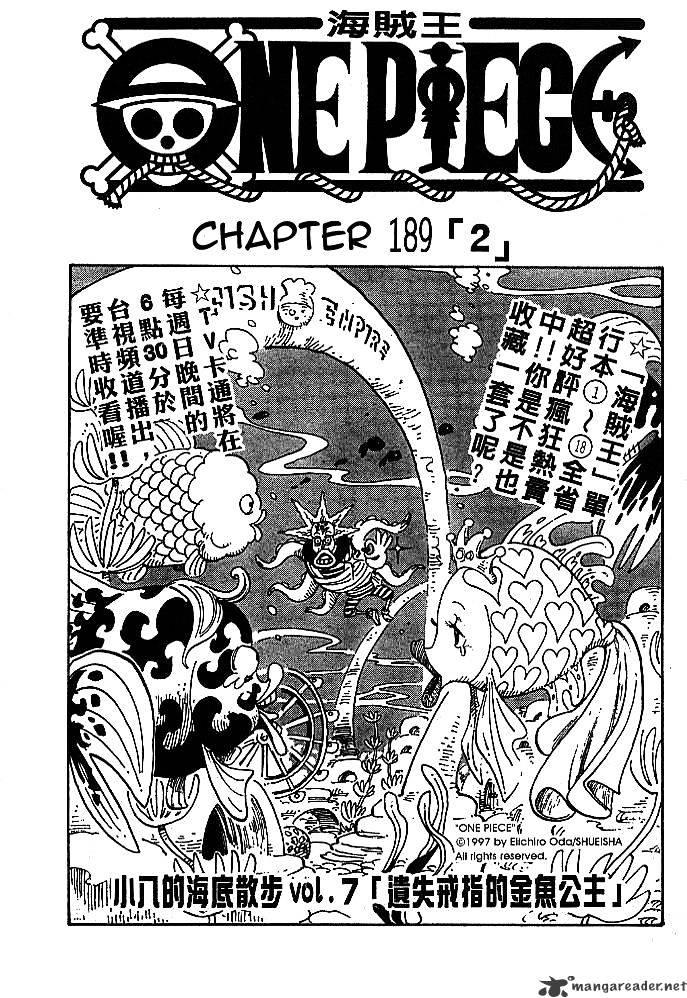 One Piece, chapter 189 image 01