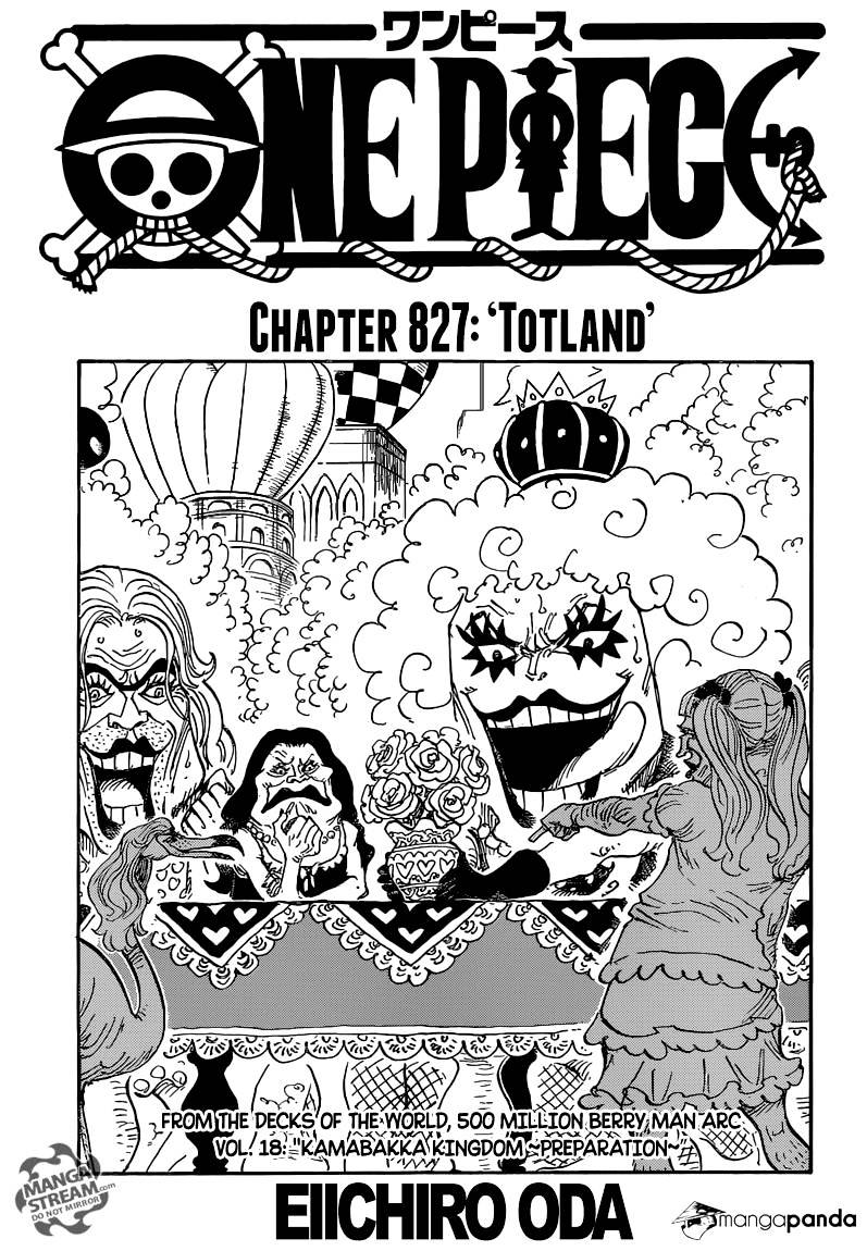 One Piece, chapter 827 image 01