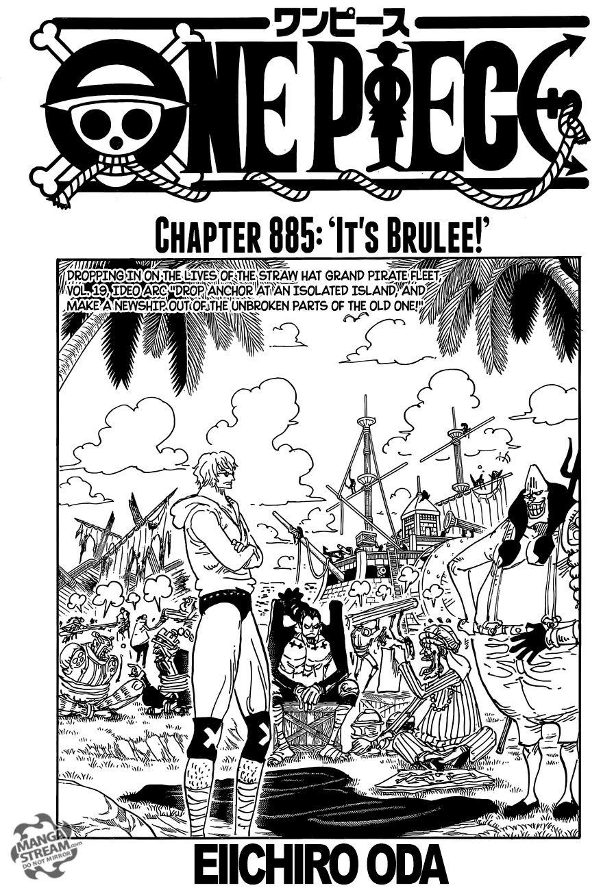 One Piece, chapter 885 image 01