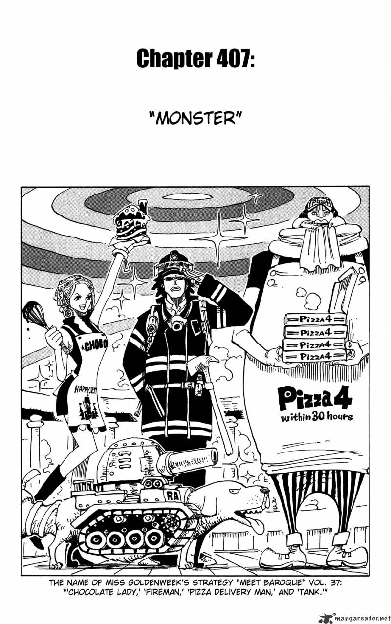 One Piece, chapter 407 image 01