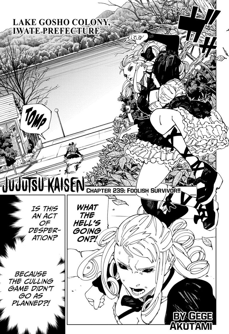 Jujutsu Kaisen, Chapter 239 image 01