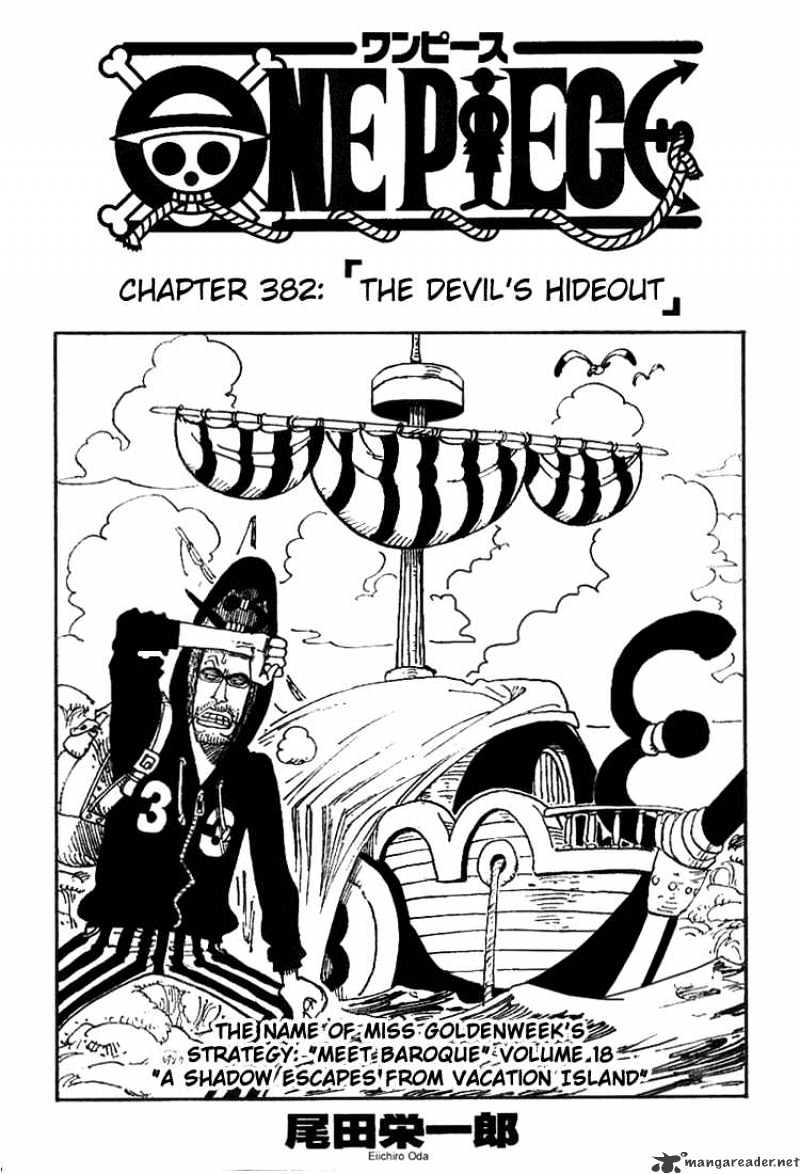 One Piece, chapter 382 image 01