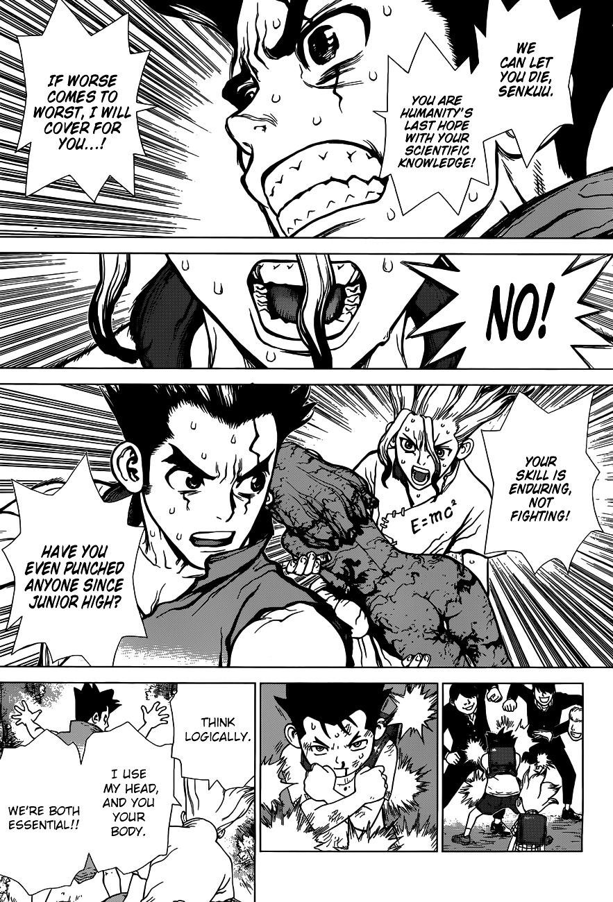 Dr.Stone, Chapter 3  King of the Stone World image 12