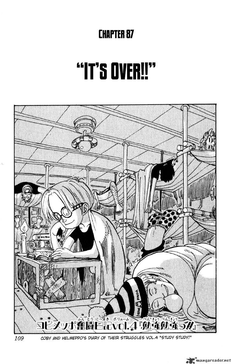 One Piece, chapter 87 image 01