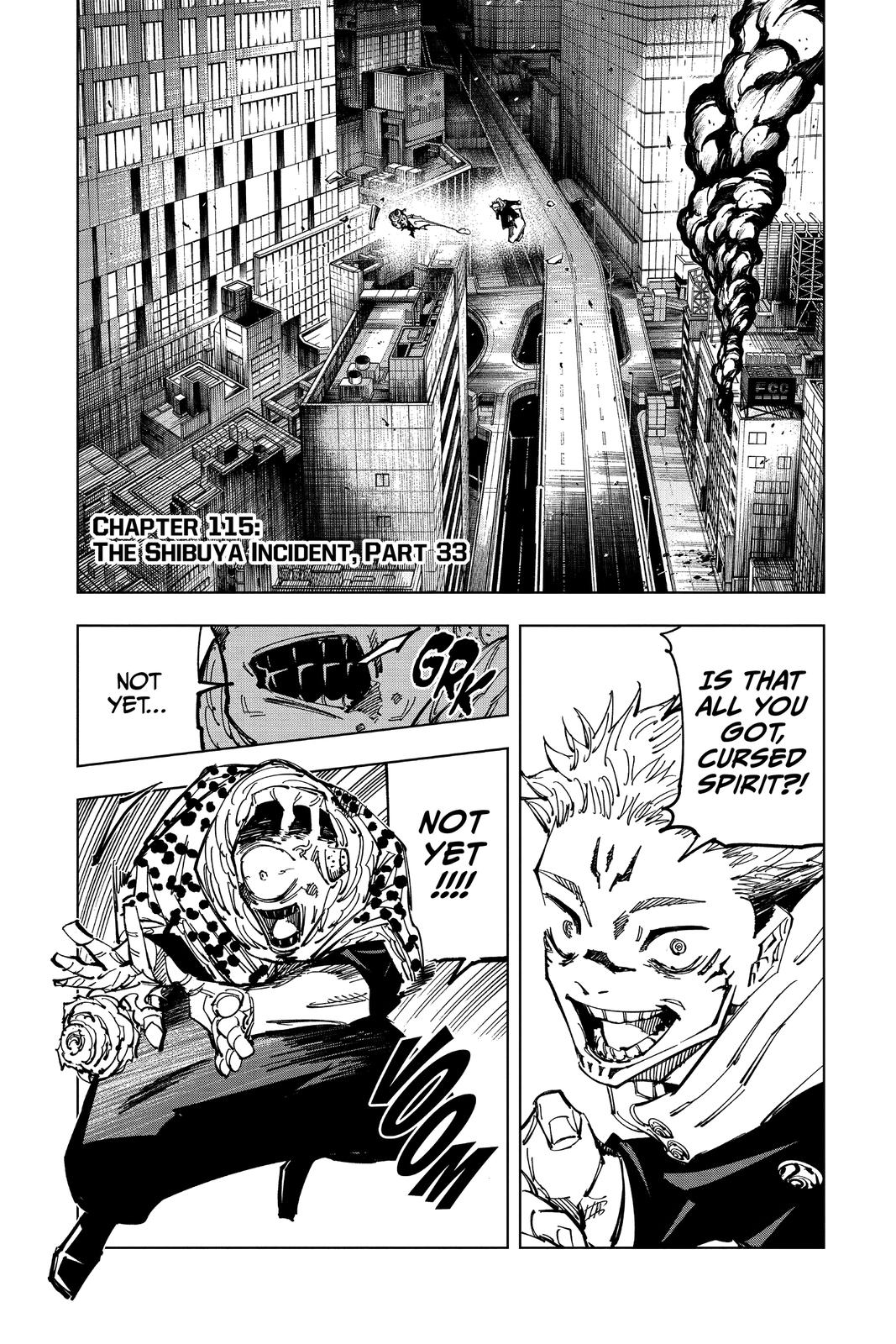 Jujutsu Kaisen, Chapter 115 image 01