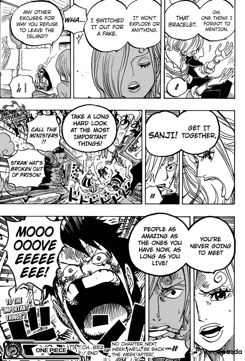 One Piece, chapter 852 image 17
