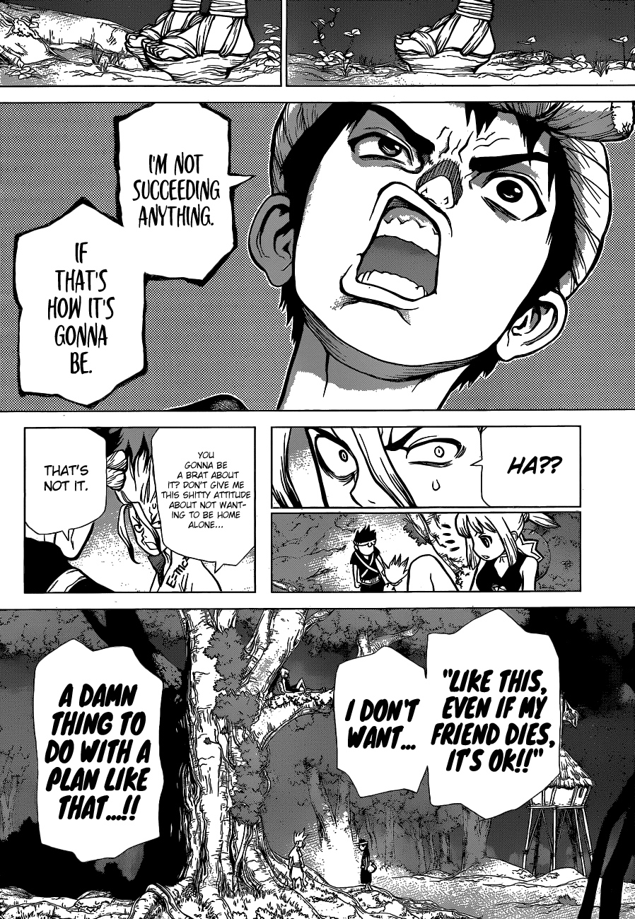 Dr.Stone, Chapter 31  Comrades who stand back to back image 05