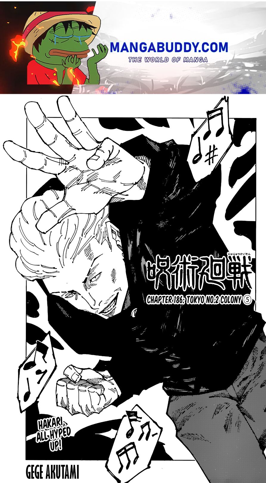 Jujutsu Kaisen, Chapter 186 image 01