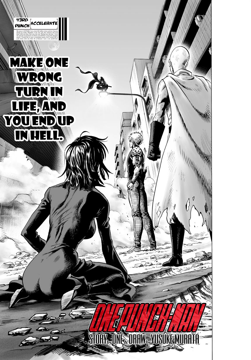One Punch Man, Chapter 44 - Accelerate image 01