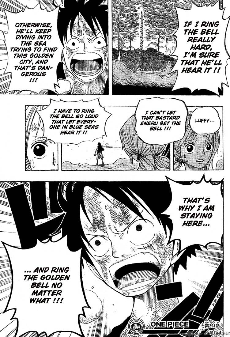 One Piece, chapter 294 image 18