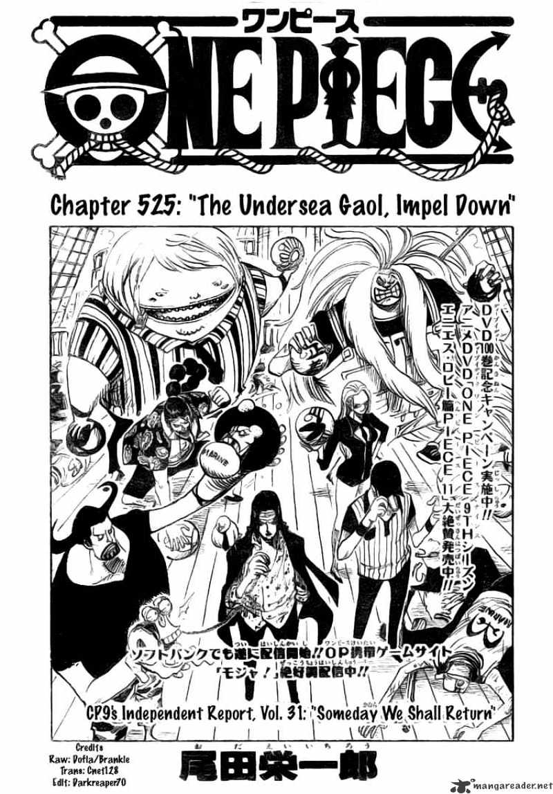 One Piece, chapter 525 image 01