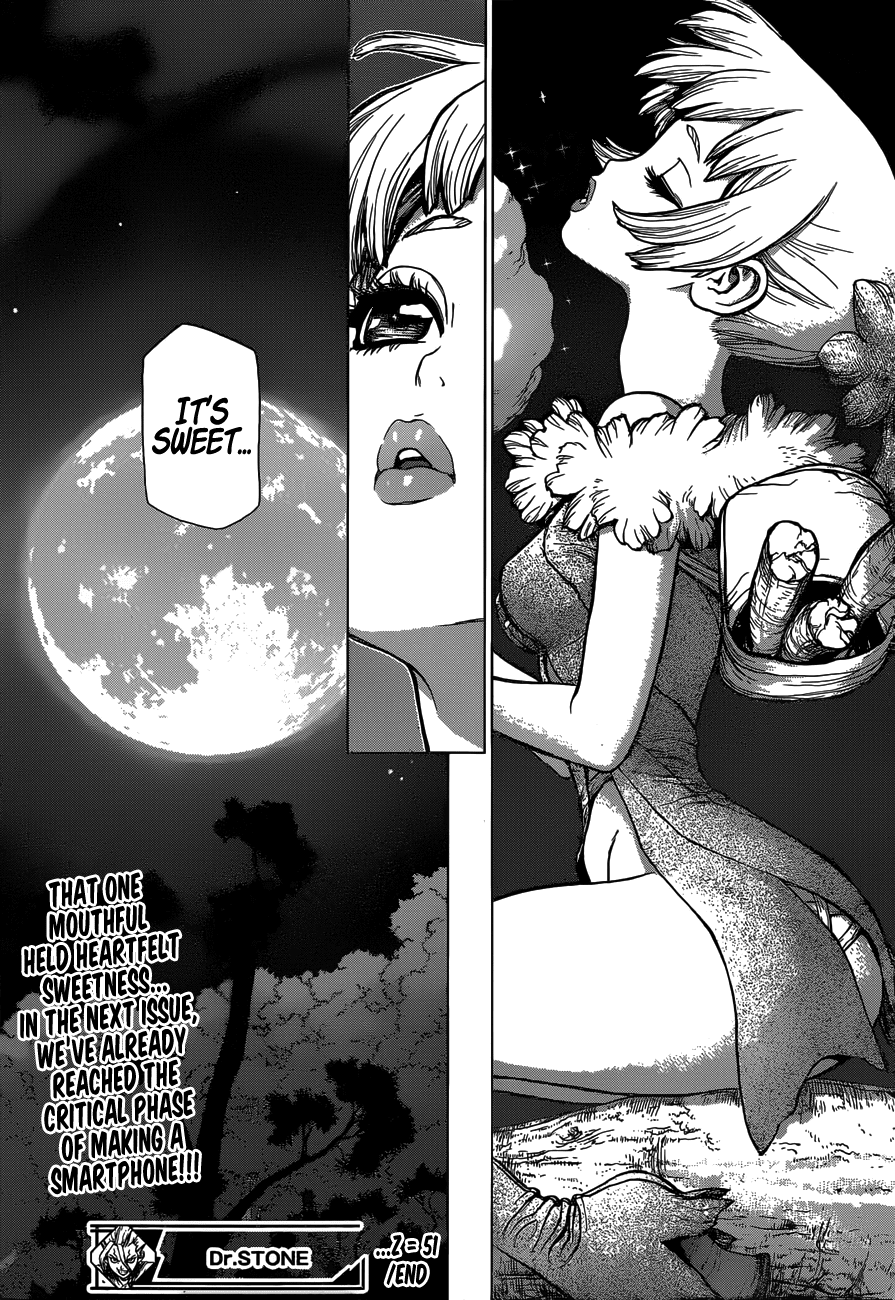 Dr.Stone, Chapter 51 Sweet in the Stone World image 19