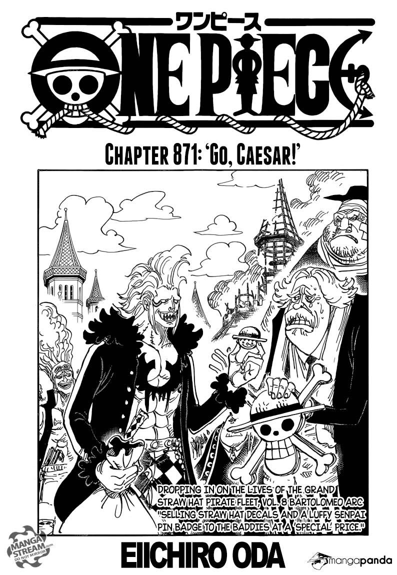 One Piece, chapter 871 image 01