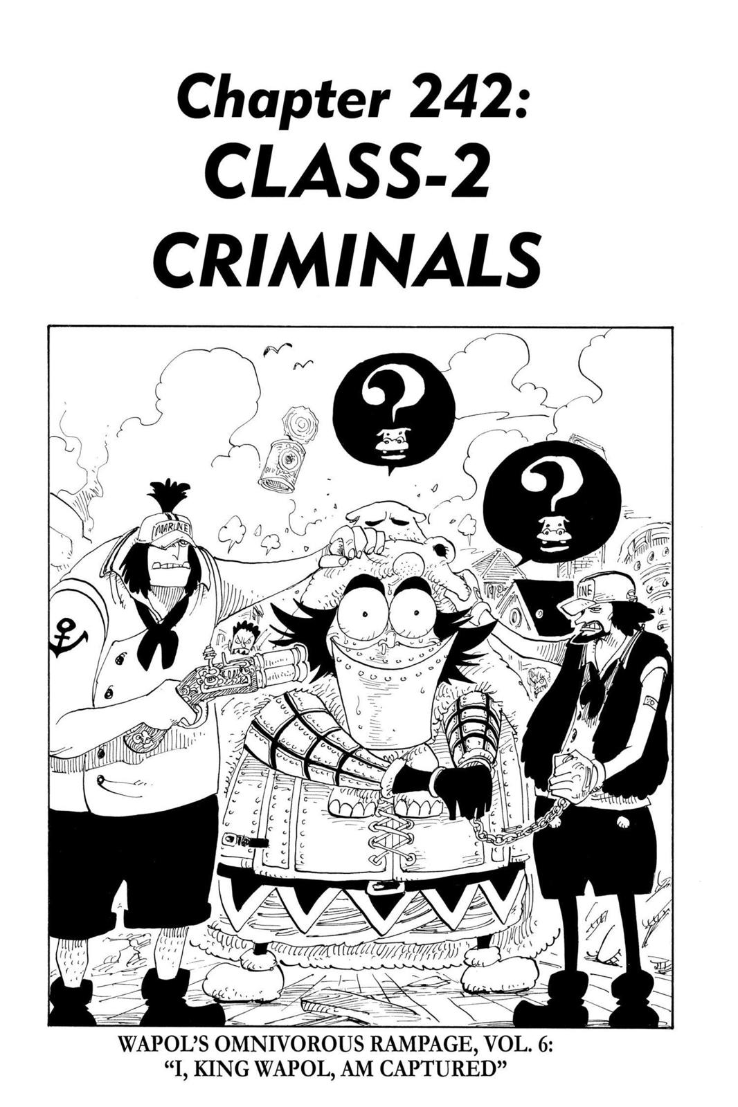One Piece, Chapter 242 image 01