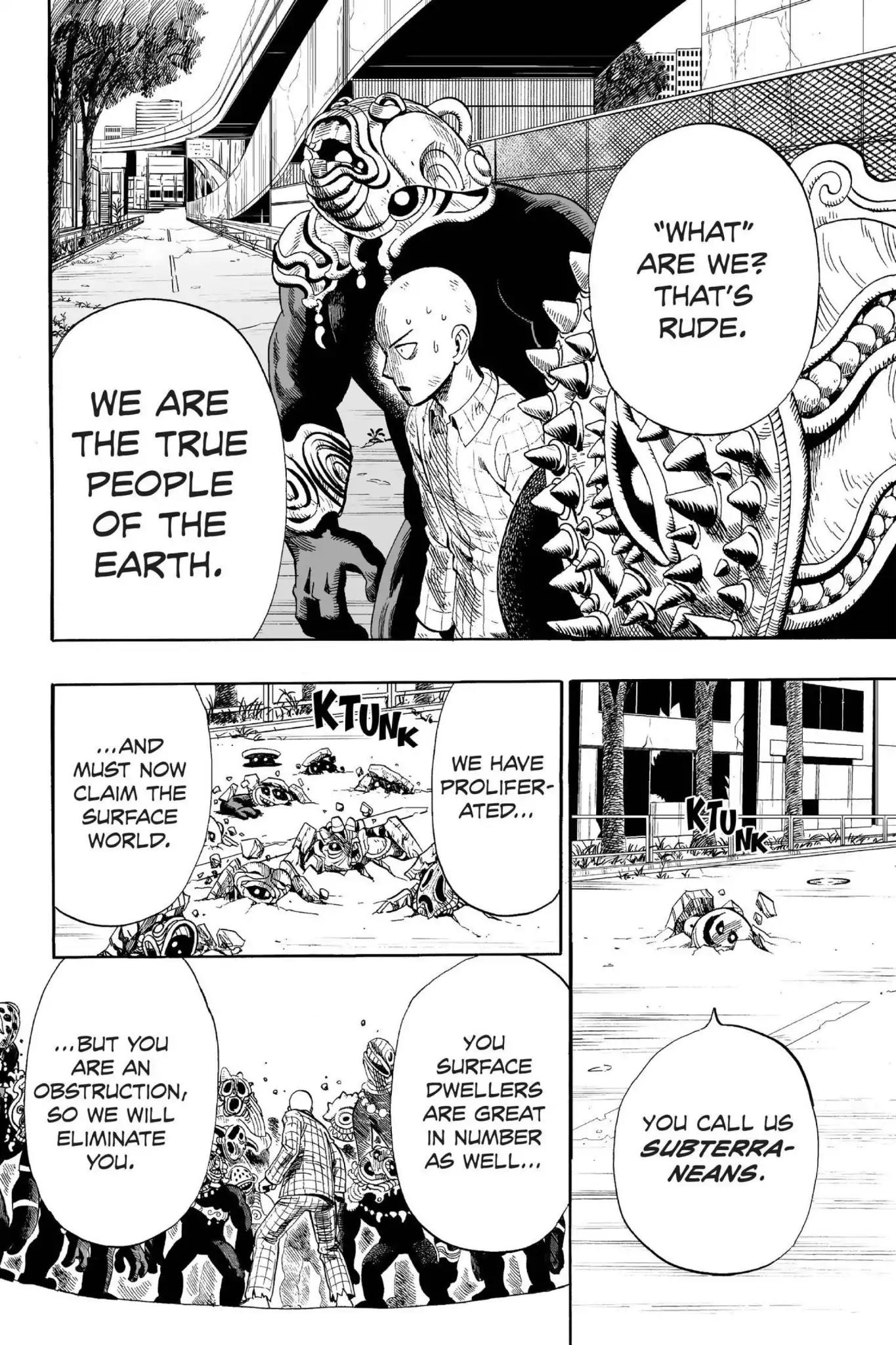 One Punch Man, Chapter 4 Subterraneans of Darknes image 08