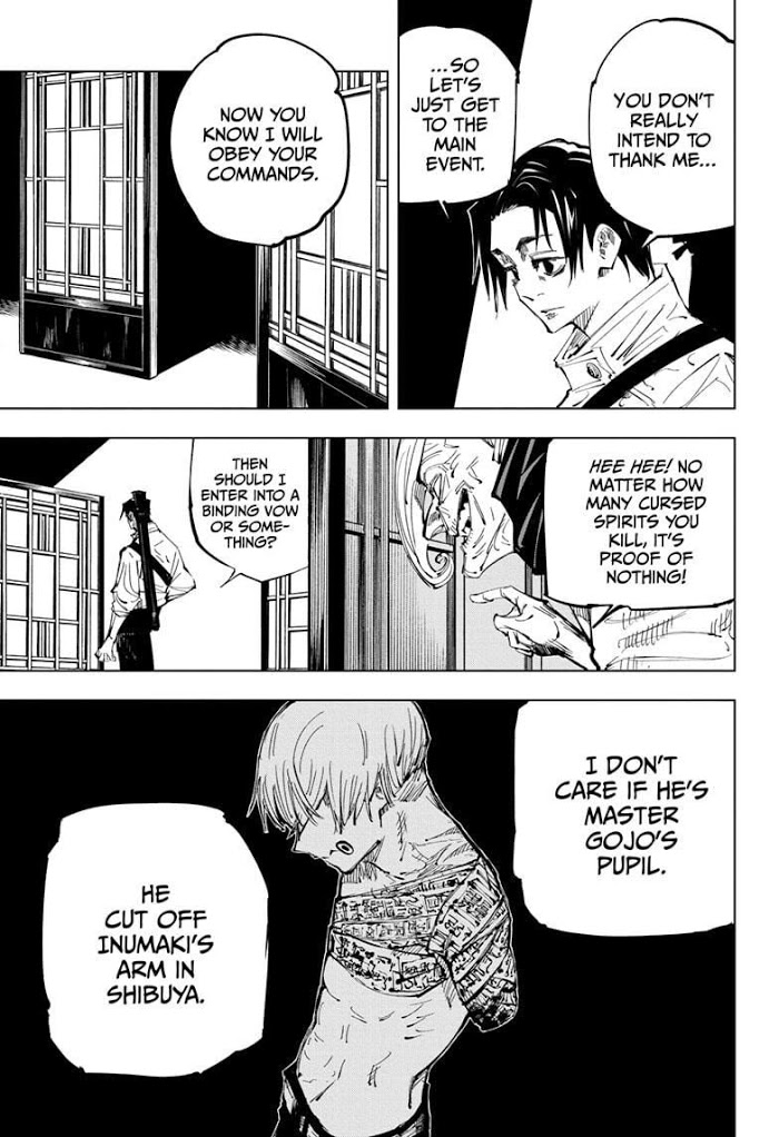 Jujutsu Kaisen, Chapter 137 Hard And White image 18